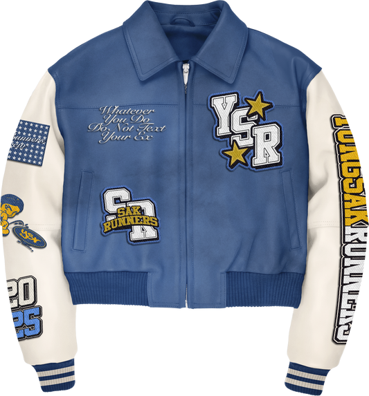 Leather Varsity Jacket